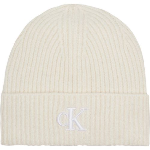 Berretto Thick Embroidery Beanie K60K612321 Écru - Calvin Klein Jeans - Modalova