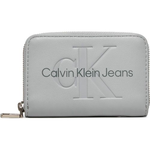 Portafoglio piccolo da donna Sculpted Med Zip Around Mono K60K612255 - Calvin Klein Jeans - Modalova