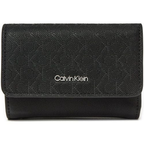 Portafoglio piccolo da donna Ck Must Small Trifold_Mono K60K612829 - Calvin Klein - Modalova