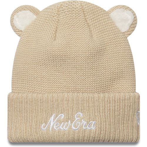 Berretto Teddy Bear Ears Cuff Knit Beanie 60580793 - new era - Modalova