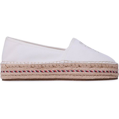 Espadrillas Embroidered Flatform FW0FW07014 Écru - Tommy Hilfiger - Modalova