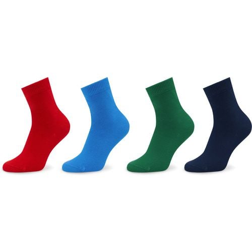 Set di 4 paia di calzini lunghi da bambini 6GRD07028 - United Colors of Benetton - Modalova