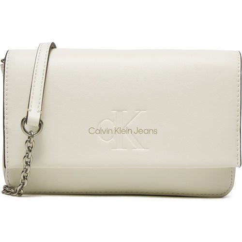 Borsa porta telefono K60K612375 Écru - Calvin Klein Jeans - Modalova