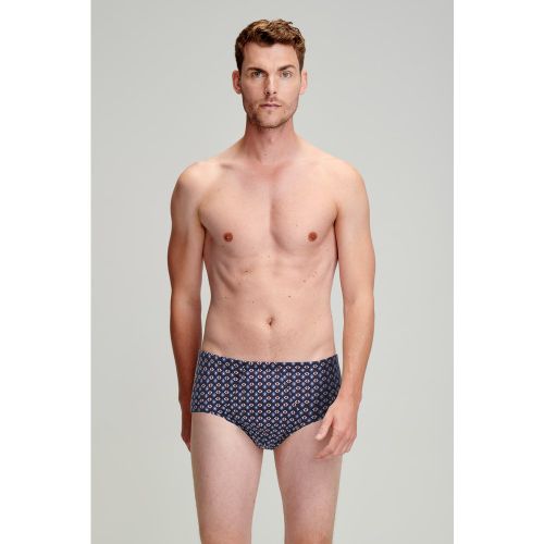 Slip ouvert motifs géométriques - coton léger issu de l agriculture biologique - ARMOR LUX FR - Modalova