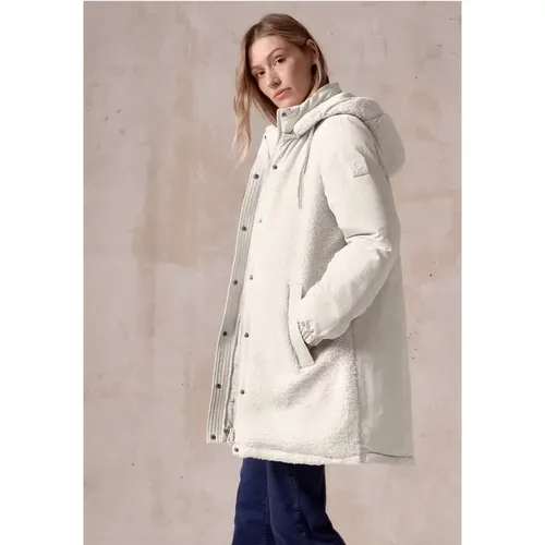 Lange Materialmix-Jacke - cecil - Modalova