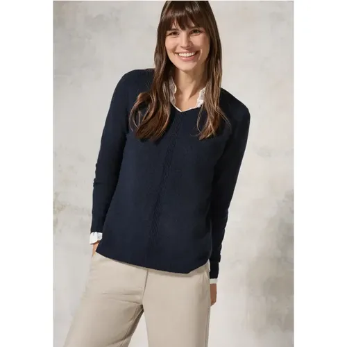 Kuscheliger V-Neck Pullover - cecil - Modalova