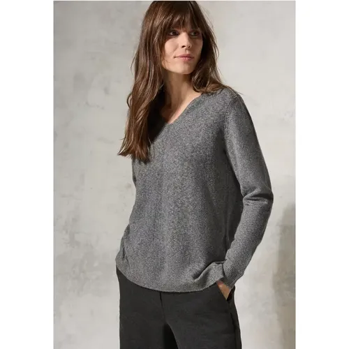 Kuscheliger V-Neck Pullover - cecil - Modalova