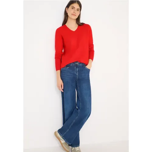 Kuscheliger V-Neck Pullover - cecil - Modalova