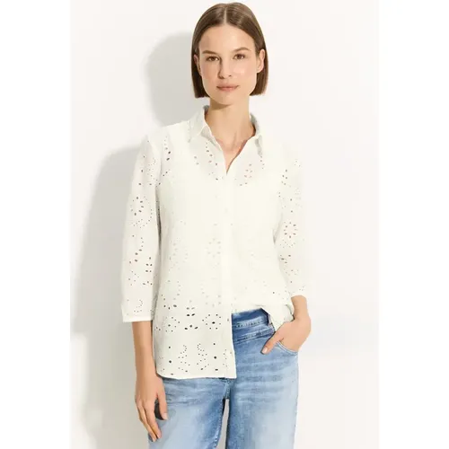 Bluse mit Stickerei - cecil - Modalova