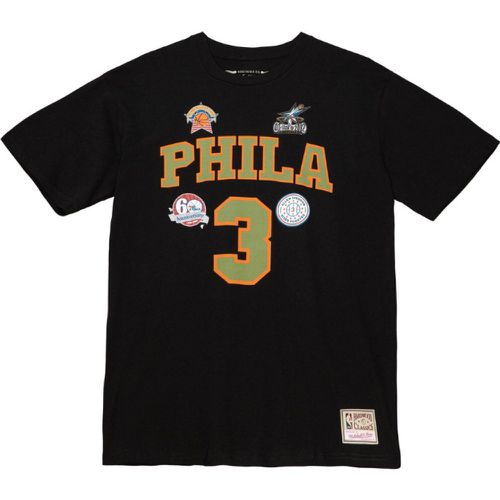 T-Shirt Philadelphia 76ers NBA Script N&N 76ers Allen Iverson - Mitchell & Ness - Modalova