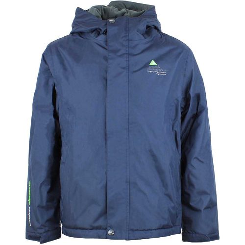 Wasserdichte Doppelfleece-Jacke Kind Ecajik - Peak Mountain - Modalova