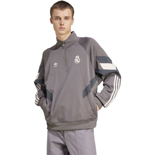 Felpa con 1/4 di cerniera Real Madrid 2024/25 - Adidas - Modalova