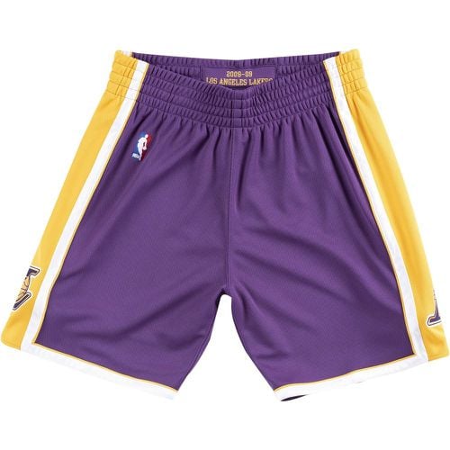 Pantaloncini Autentici Los Angeles Lakers NBA Road 08-09 - Mitchell & Ness - Modalova