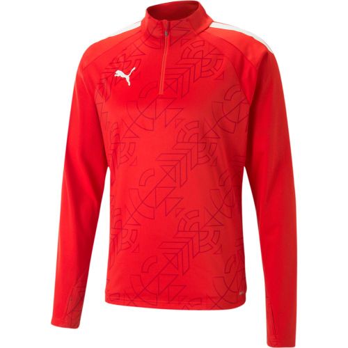 Felpa a girocollo 1/4 di zip teamLIGA Graphic - Puma - Modalova