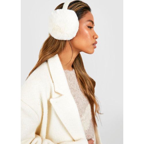 Paraorecchie morbidi, Bianco - boohoo - Modalova