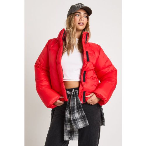 Chaqueta Acolchada, Rojo - boohoo - Modalova