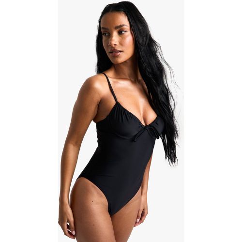 Bañador Essentials Con Aros, Negro - boohoo - Modalova