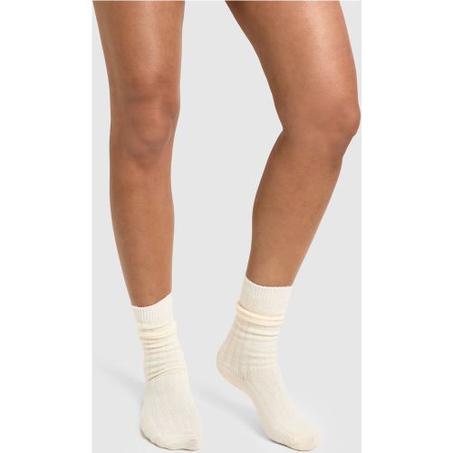 Calzini comodi da casa, Bianco - boohoo - Modalova