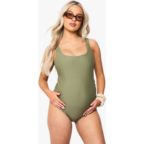 Bañador Premamá Con Escote Cuadrado - boohoo - Modalova