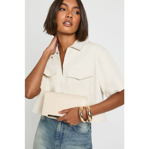 Large Structured Crossbody Bag - boohoo - Modalova