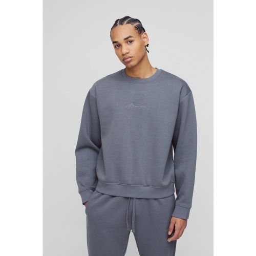 Sweat oversize 330gsm homme - M - Boohooman - Modalova