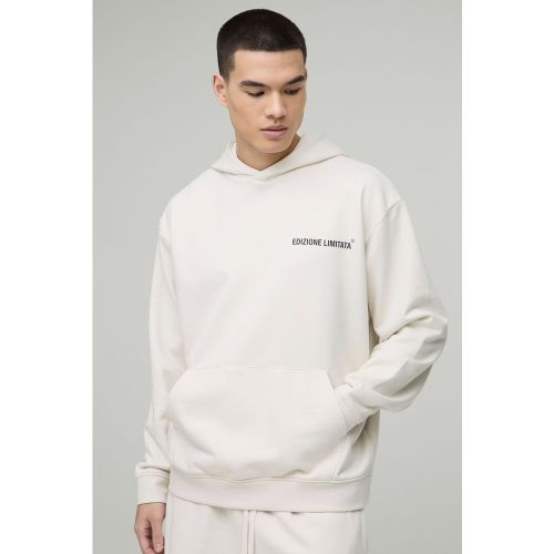 Sudadera Oversize Gruesa Con Capucha Y Cremallera 1/4 Edizione Limitata - boohoo - Modalova