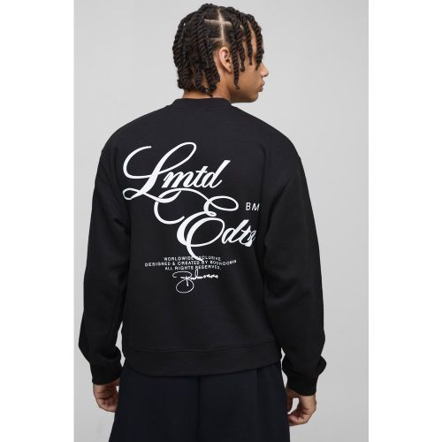 Sweat oversize imprimé à col montant homme - L - Boohooman - Modalova