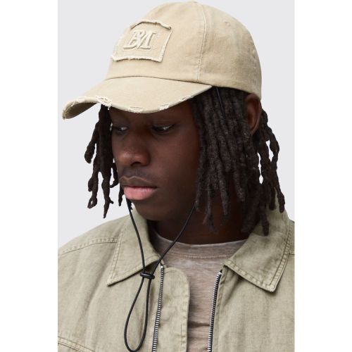 Cappello da baseball BM Boonie rosicchiato - boohoo - Modalova