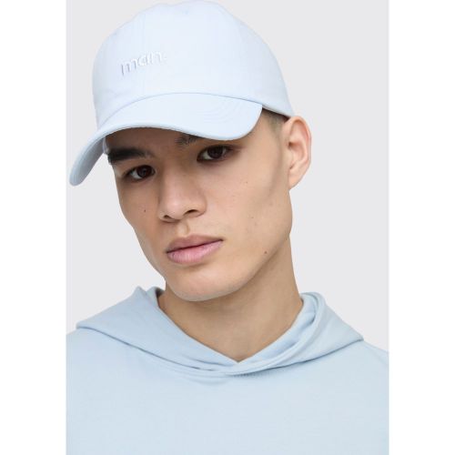 Gorra Con Marca Man, Azul - boohoo - Modalova