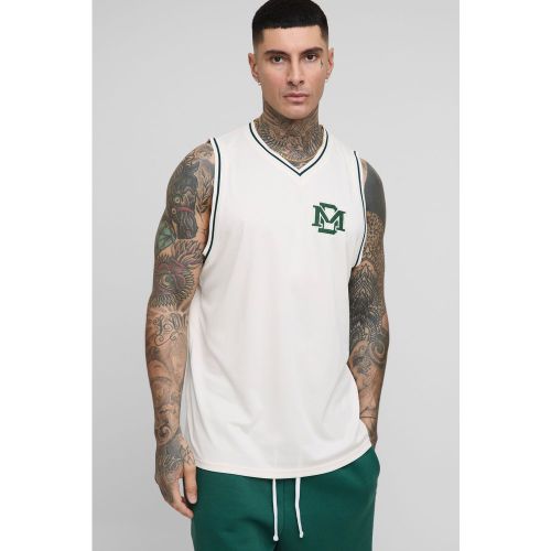 Tall - Débardeur à broderie BM homme - 2XL - Boohooman - Modalova