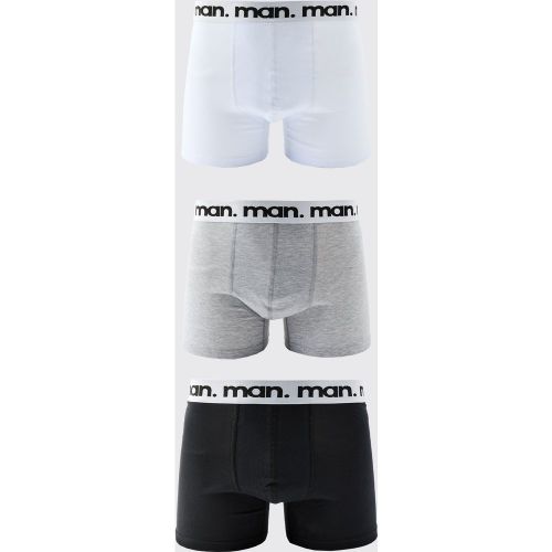 Boxer Man multicolore - set di 3 paia - boohoo - Modalova