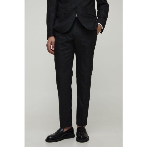 Pantalón De Traje Ajustado De Cuadros - boohoo - Modalova