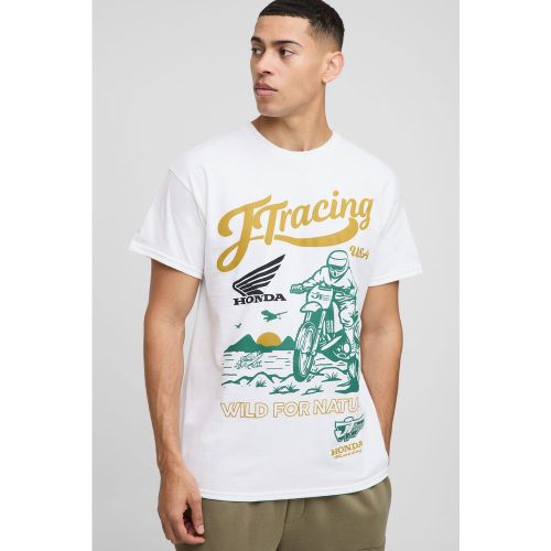 T-shirt oversize à imprimé Honda JT - L - Boohooman - Modalova