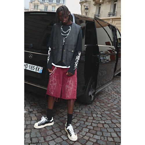 Jogging charpentier droit teinté - 28 - Boohooman - Modalova