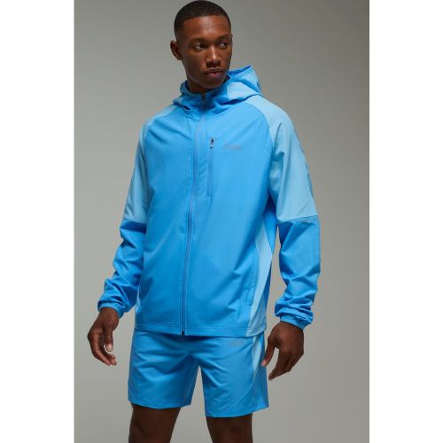 Survêtement color block avec short - MAN Active - 2XL - Boohooman - Modalova