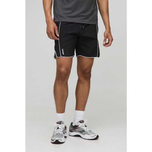 Pantalón Corto Holgado De Nailon Fruncido Con Cintura Elástica - boohoo - Modalova