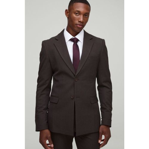 Blazer cintré à carreaux - 34 - Boohooman - Modalova