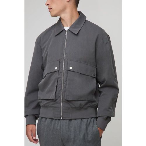 Regular Fit al Utility Cargo Pocket Harrington Jacket - Technic - Modalova