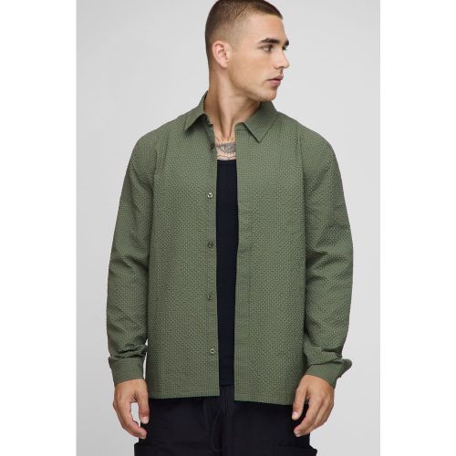 Regular Fit al Seersucker Shirt - Technic - Modalova