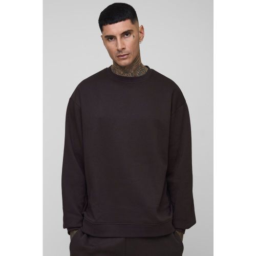 Tall - Sweat basique oversize à col ras du cou homme - 2XL - Boohooman - Modalova