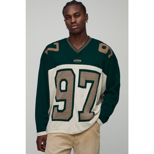 Top de hockey universitaire à manches longues - MAN homme - S - Boohooman - Modalova