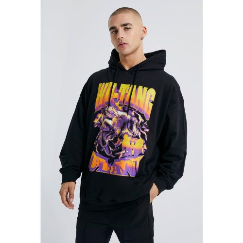 Sweat à capuche oversize à imprimé Wu-Tang Clan homme - L - Boohooman - Modalova