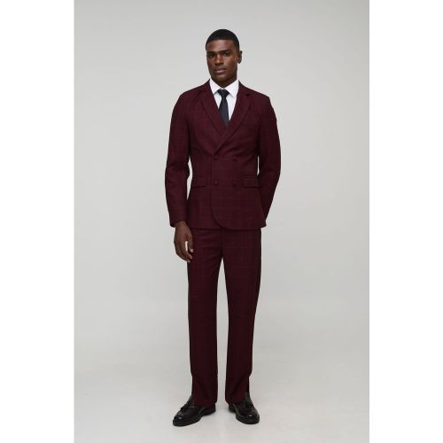 Blazer cintré à carreaux - 34 - Boohooman - Modalova