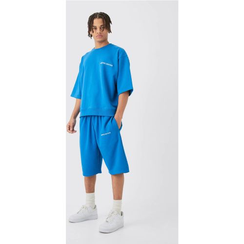 Survêtement oversize à manches 3/4 - S - Boohooman - Modalova