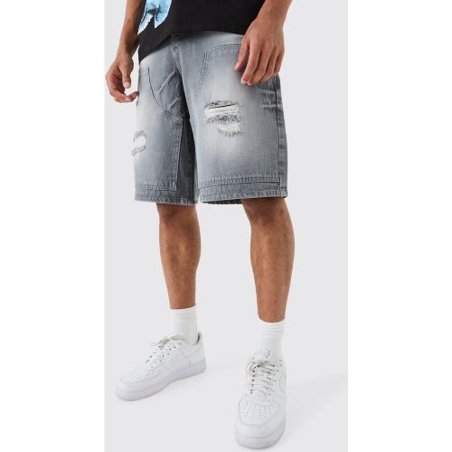 Jogging déchiré en jean - 28 - Boohooman - Modalova