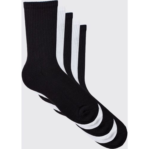 Calzini sportivi in 5 colori misti in tinta unita - boohoo - Modalova