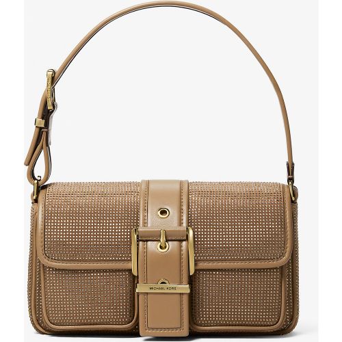 MK Sac porté épaule Colby de taille moyenne en daim travaillé - Michael Kors - MICHAEL Michael Kors - Modalova