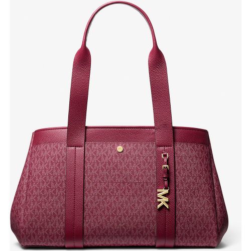 MK Grand cabas Romee en cuir à logo Signature - Michael Kors - MICHAEL Michael Kors - Modalova