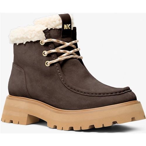MK Bottine Cade en daim doublé polaire - Michael Kors - MICHAEL Michael Kors - Modalova