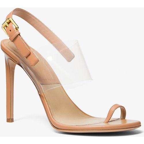 MK Sandale Catherine en cuir et vinyle - Michael Kors - MICHAEL KORS COLLECTION - Modalova